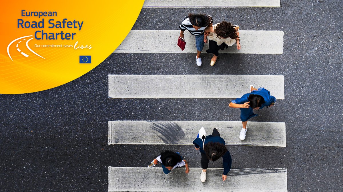 🌍 Join the movement for safer roads! The European Road Safety Charter (ERSC) is the largest civil society platform dedicated to road safety, with over 3,500 public and private entities committed. Be part of the change. Join the Charter today! bit.ly/3KzX7DS🔗