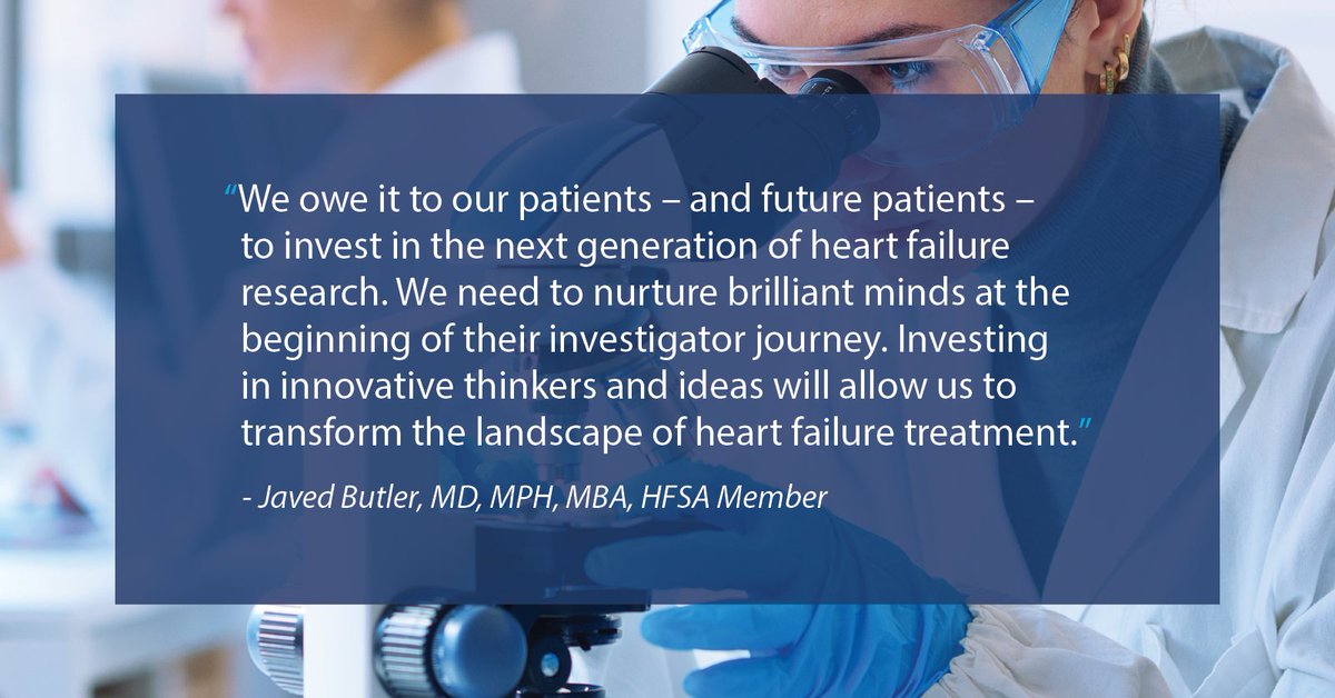 The HF Research Foundation will nurture investigators and champion the need for an interdisciplinary approach to treatment by funding ideas from multidisciplinary teams. But it can only do this with the support of the HF community. Learn more and donate: hfsa.org/foundation