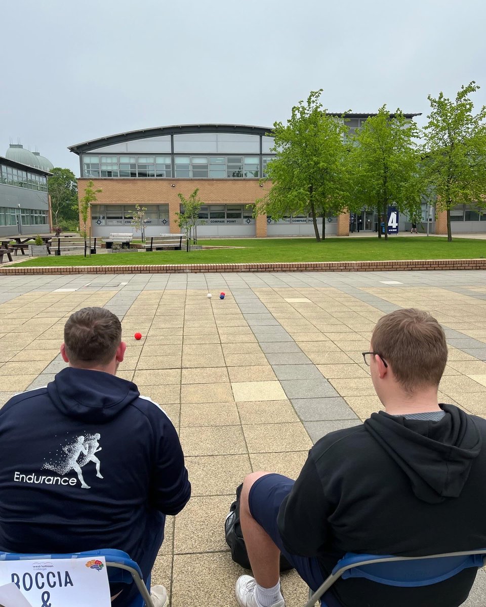 There is plenty going on, on campus this week for #MentalHealthAwarenessWeek 🧠💚 Boccia- a Paralympic sport, & Biscuits was a hit this morning, with students and staff getting outside to play in the fresh air!