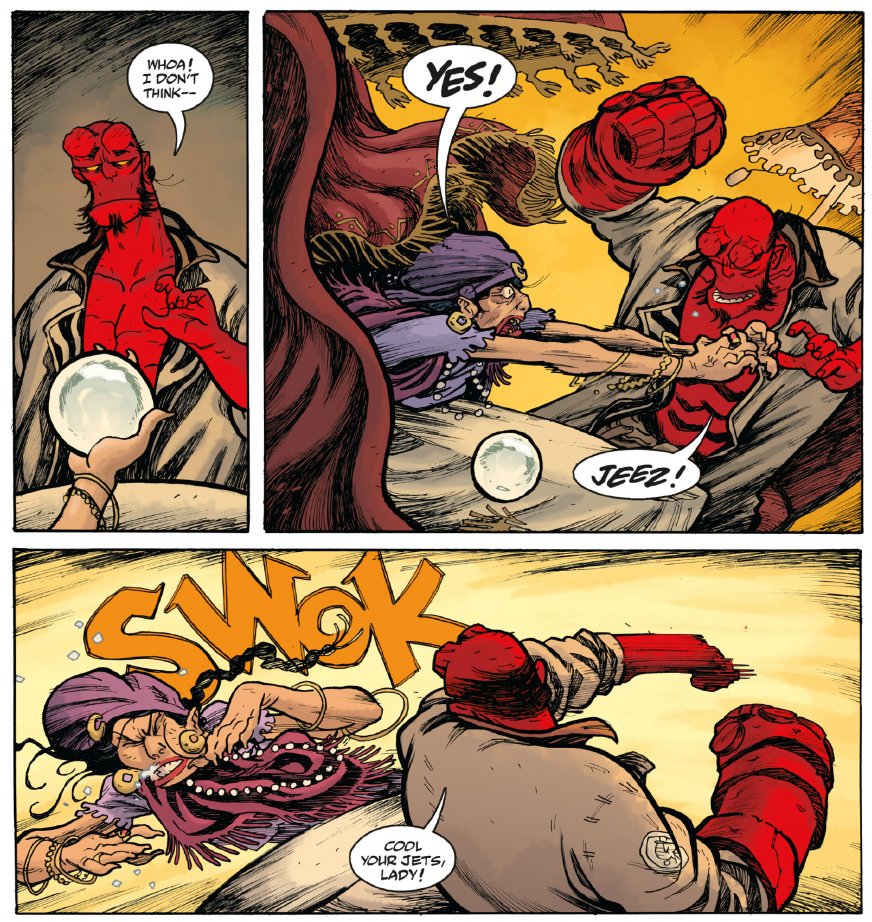 From THE FORTUNE TELLER (FCBD 2024)

by @artofmmignola & @marklasz

(3 panels)