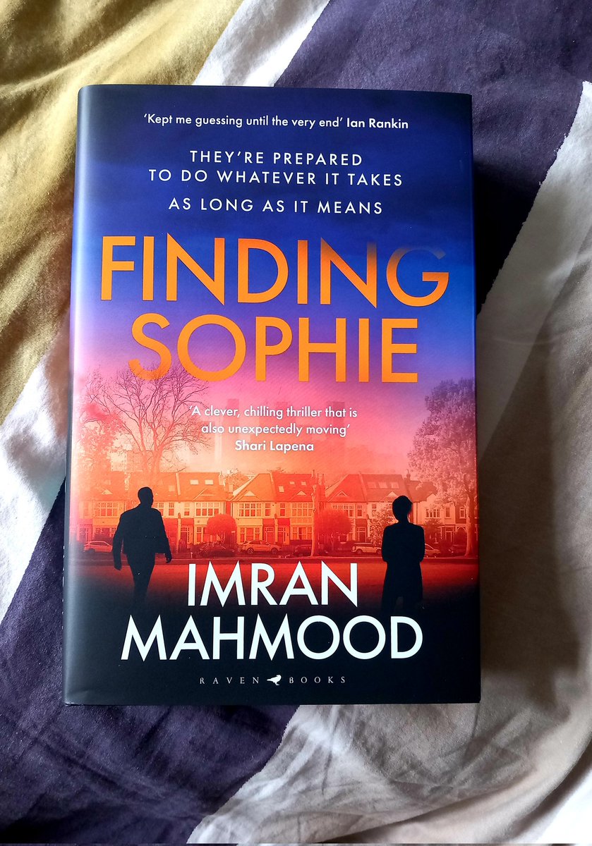 As I'm now on a break from #blogtours I'm just picking books off my (many) #TBR shelves starting #FindingSophie by @imranmahmood777 a first from this author,have any of you read this? Happy #Monday #BookChums #BookTwitter 🥳❤️🥳