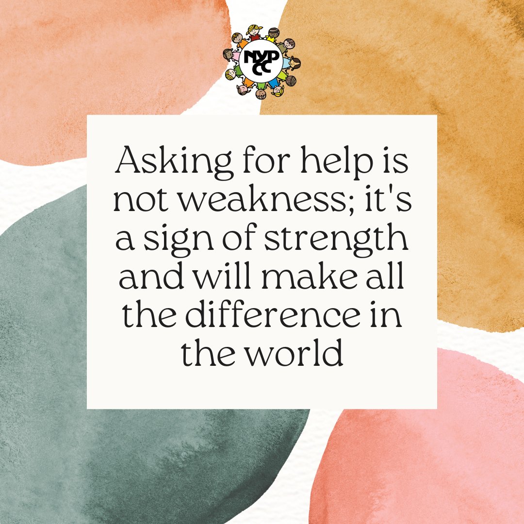 #MotivationalMonday #MondayMantra

'Asking for help is not weakness; it's a sign of strength and will make all the difference in the world' 💪

#NYPCC #NYC #Wellness #MentalHealth