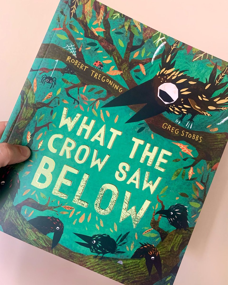 Fly with wings of hope 🍂 A very exciting delivery arrived last week! WHAT THE CROW SAW BELOW, by the incredible @StobbsGreg and me, will be flying on to bookshelves in August and across the Atlantic, on to US bookshelves, in September! Available to pre-order now! 🐦‍⬛👀⬇️