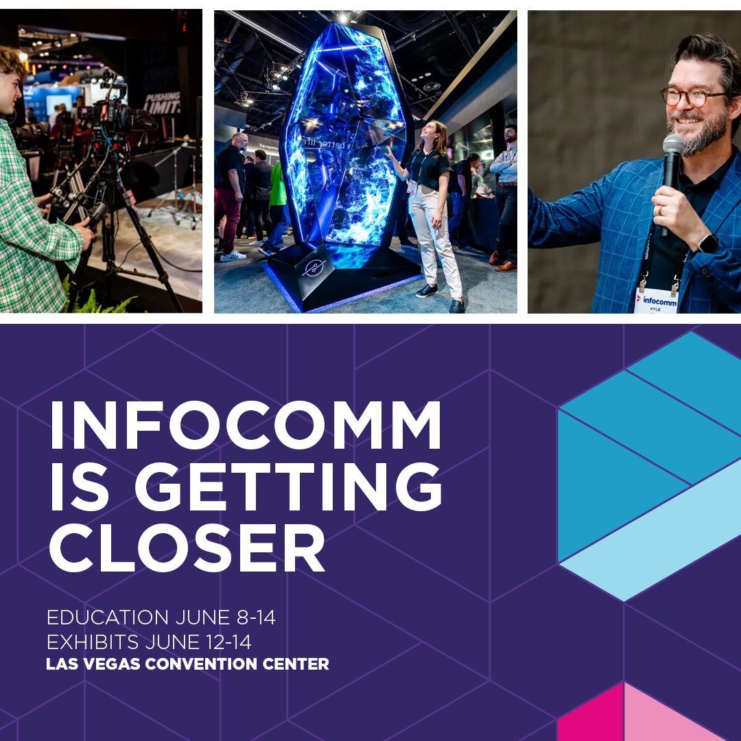 Less than 1 month till InfoComm! For insider tips and chatter about the show, check out the InfoComm Room in the AVIXA Xchange at icshow.me/icxchange. #infocomm24 #infocomm #avindustry