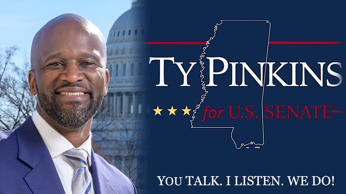 🚀 I'm dedicated to an economy that works for all Mississippians! As your next U.S. Senator, I'll focus on bringing high-quality jobs to our state. Let's revitalize our communities & create opportunities. Join the fight at typinkins.com #JobsForMS #TyPinkinsForUSSenate