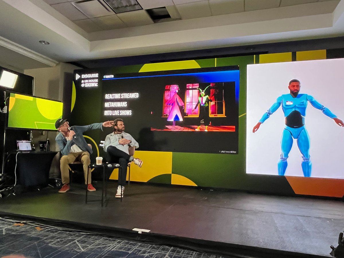 👀 We are all human, but have you ever seen a metahuman? 📺 Digital Catapult and @Target_3d presented a #GenerativeAI metahuman at #SXSW - catch a glimpse of it here: ow.ly/f6qI50RB92r