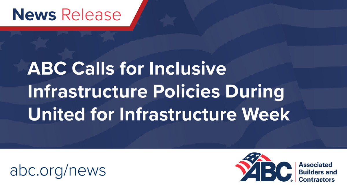 ABCNational's tweet image. &quot;Competition is constructive to our industry.&quot; 

Read ABC&apos;s full statement supporting #UnitedForInfrastructure Week: ow.ly/QeHK50RBI3F

#ABCMeritShopProud