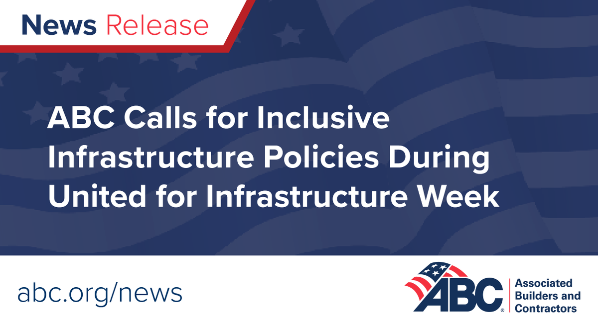 'Competition is constructive to our industry.' Read ABC's full statement supporting #UnitedForInfrastructure Week: ow.ly/QeHK50RBI3F #ABCMeritShopProud