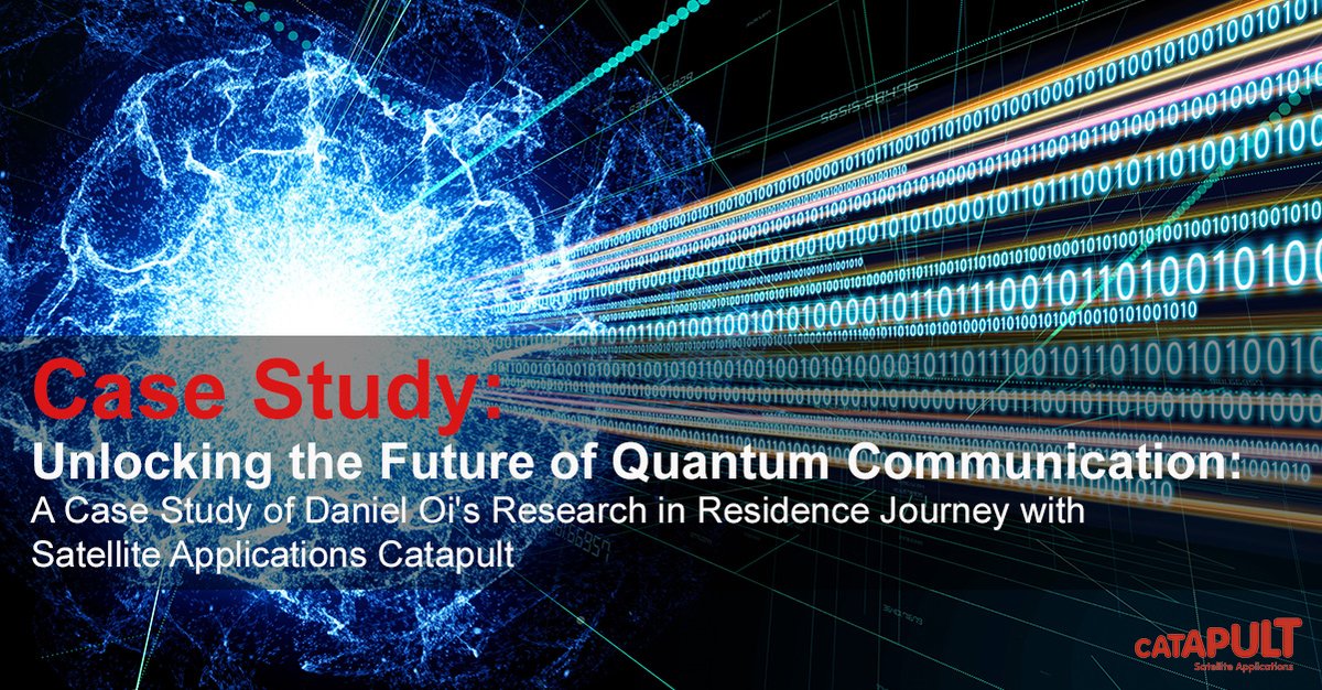 We're thrilled to announce the release of our latest case study showcasing the remarkable journey of Daniel Oi, a former Researcher in Residence with Satellite Applications Catapult. Read the full case study here! ow.ly/ZfxZ50RBFuB