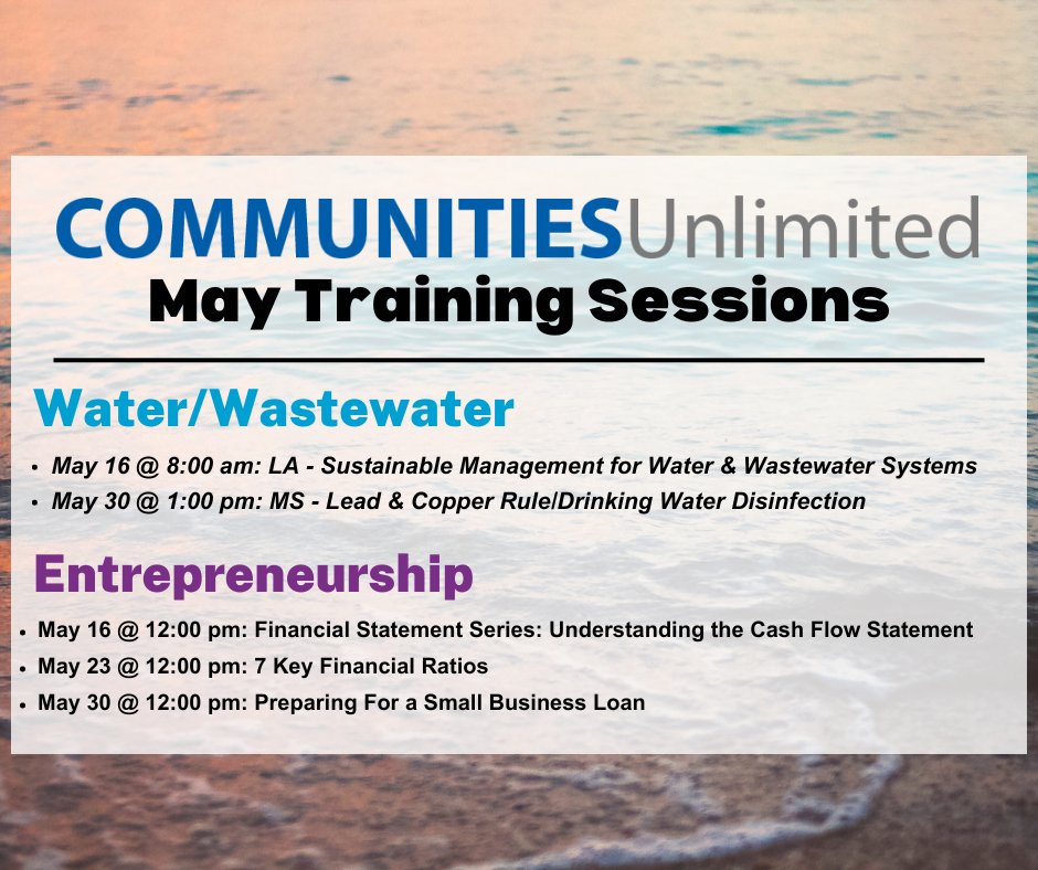 We still have several trainings left this month! Sign up at communitiesu.org/training/