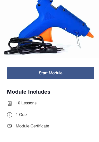 In this #FREE online module on Hot Glue Guns, brought to you by Science Safety, you will learn about the safety of hot glue guns, especially when used with students to complete various tasks. Learn more: learn.sciencesafety.com/product/hot-gl…