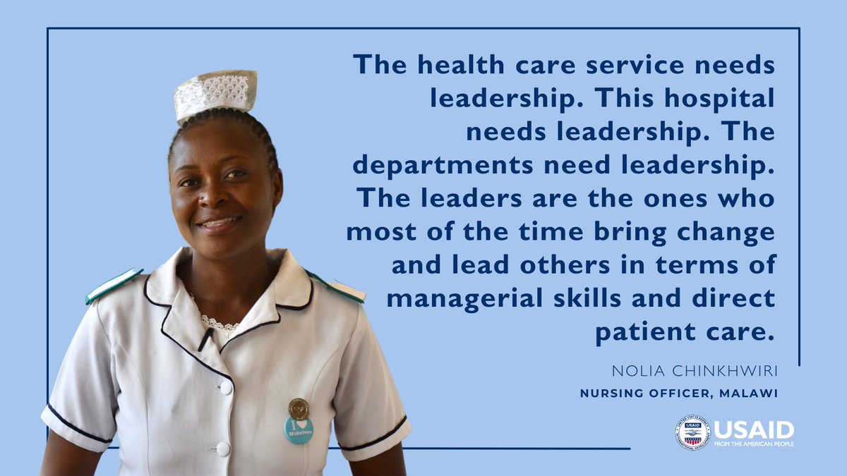 Nurses are the linchpin of primary health care delivery everywhere, and that's why USAID supports nursing. In Malawi, @USAID backs scholarships for 479 nurses, building their leadership and equipping them with skills to deliver quality care. #IND24 tinyurl.com/mr2shx9x