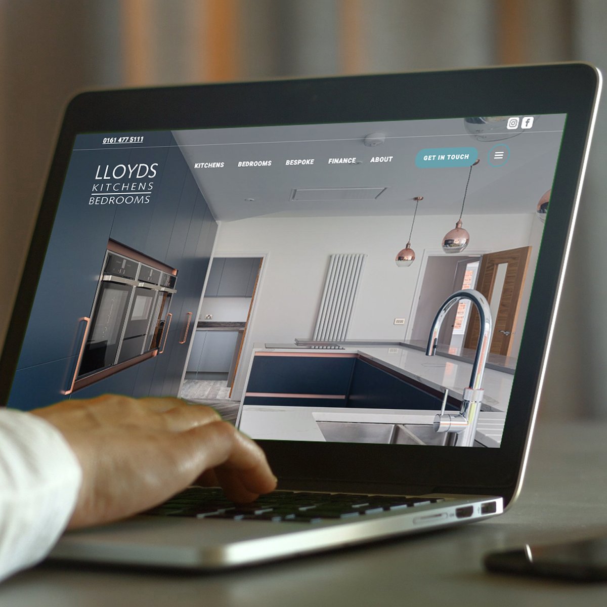With over three decades of experience, they have established themselves as the premier independent providers and installers of kitchens and bedrooms. Initially, our objective was to establish a web presence for Lloyds, as they didn't have any way of marketing themselves.