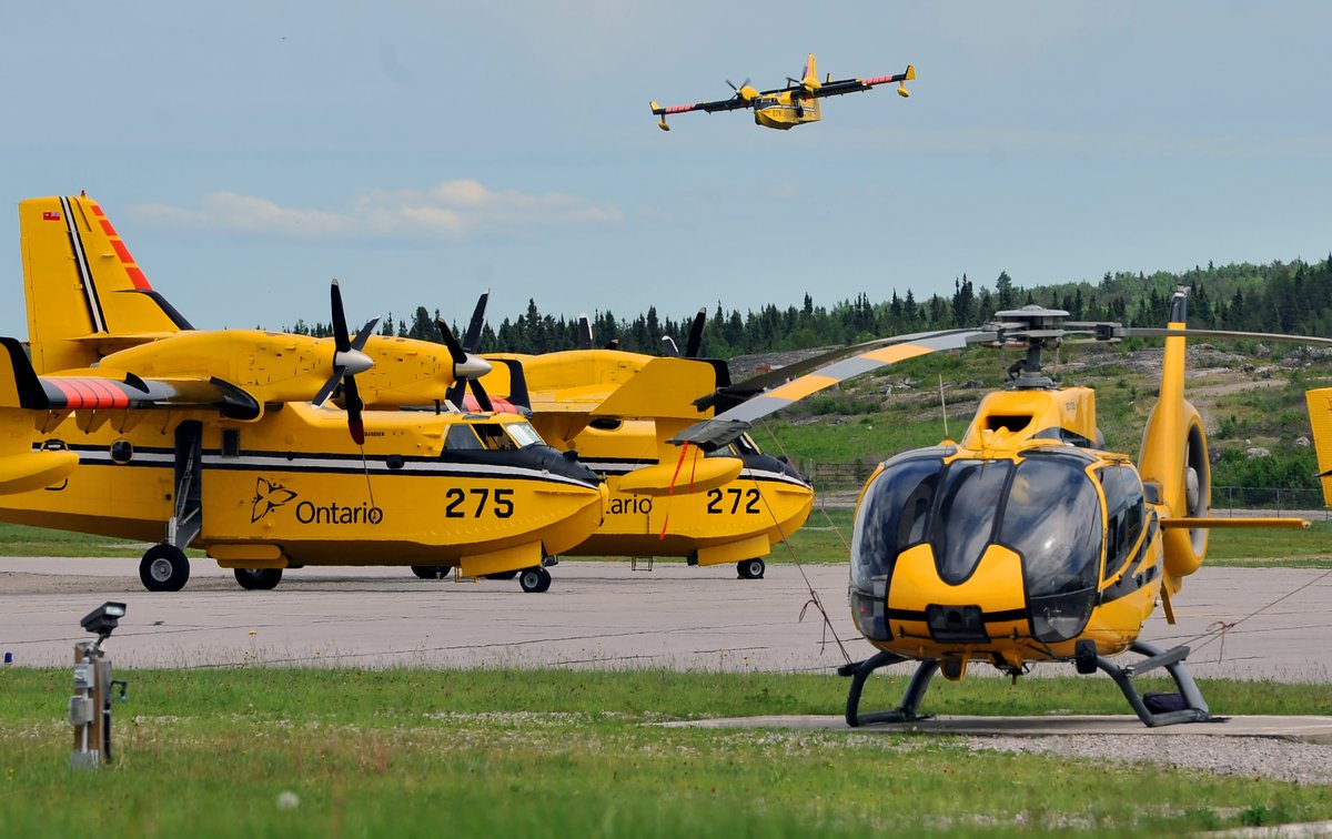 Home to our celebrated fleet of #aircraft, this year the #Ontario Provincial Air Service (OPAS) celebrates a century of protecting Ontario’s forests. Learn more: ontario.ca/page/aviation-…