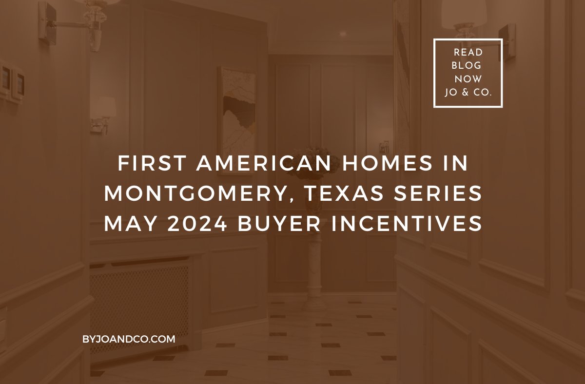 Hi friend! 👋 I'm excited to share with you today's blog post featuring the fantastic buyer incentives for First America Homes in Montgomery, Texas. 🏡 Don't miss out! 🙌 Click the link to learn more! 🔗 byjoandco.com/2024/05/10/fir… #firstamericahomes #montgomerytx #buyerincentives