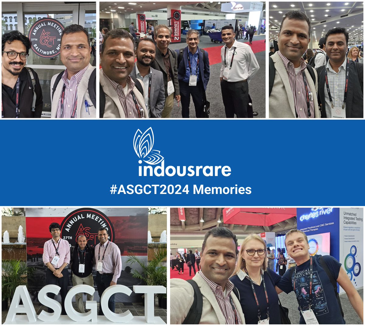 Exciting times at the #ASGCT2024 27th #AnnualMeeting! Our Founder & Executive Chairman, @HarshaRajasimha, enjoyed meeting with dignitaries discussing role of @IndoUSrare in fighting #rarediseases.

Here we share some memories from Baltimore event.

#cellandgenetherapy #indousrare
