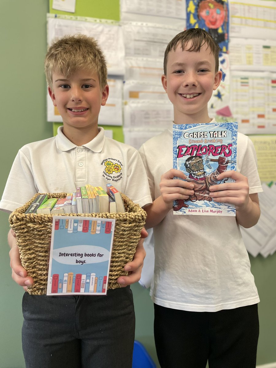 As part of our continued focus on reading we’ve worked with the school council to purchase ‘boy friendly’ books for KS2. With over 30 books per class there’s something for all readers to enjoy. Thanks @GriffinBooksUK 🥰