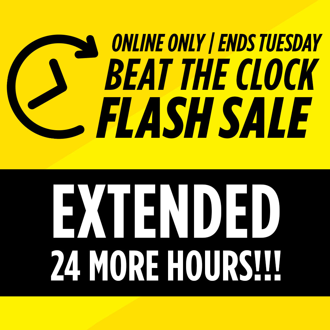 ⚡ EXTENDED + 24H ⏲️ Online only. Event ends tomorrow @ 12PM CT. Tap now. bit.ly/3UX6aDD