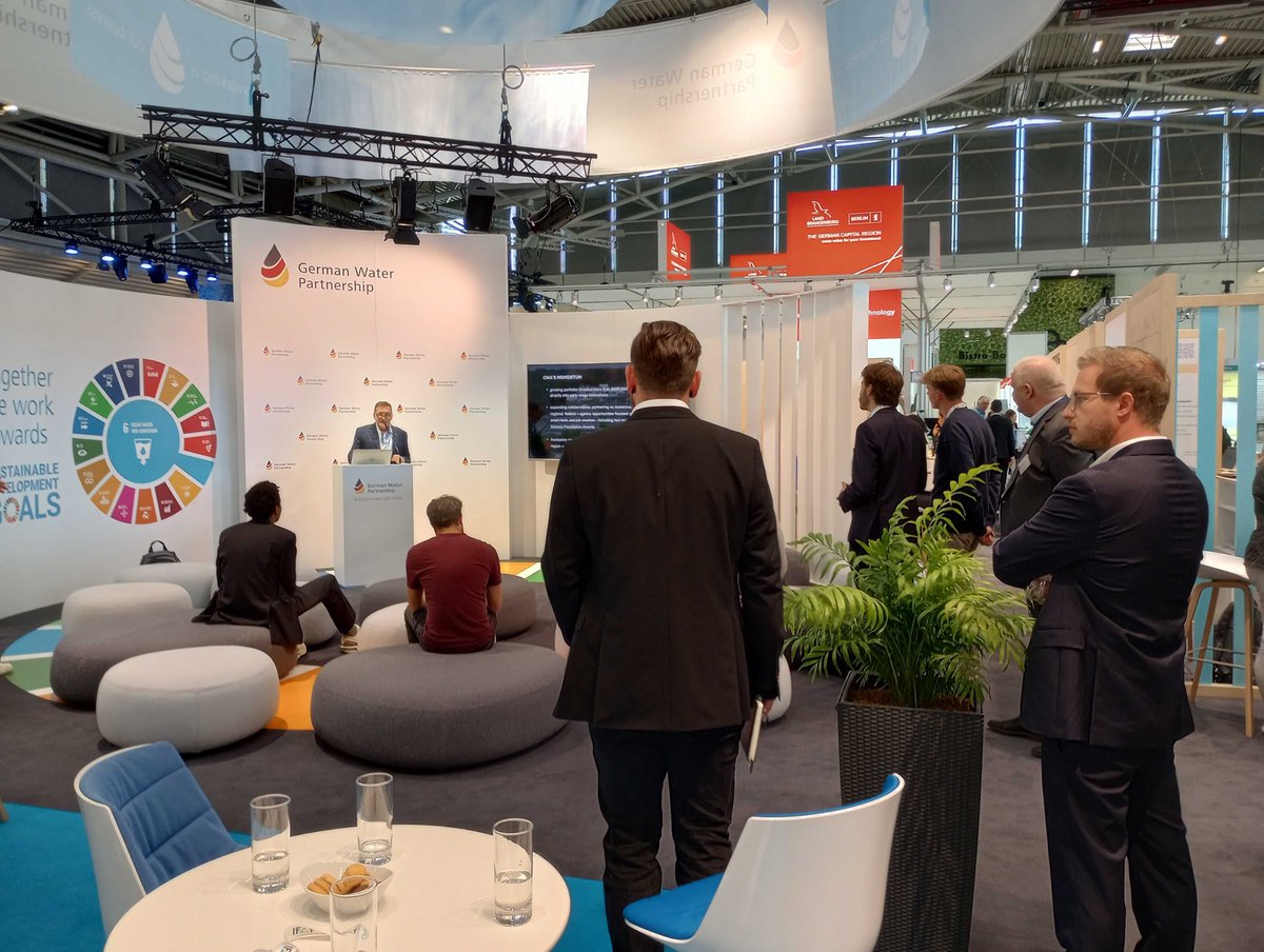 Cleveland Water Alliance (@cleh2oalliance) on Twitter photo We're enjoying #IFAT24. @sustyBryan spoke this morning about US Water Market Trends at the <a href="/GWPnetwork/">German Water Partnership</a> pavilion. We've loved connecting with so many of our global partners and we're eagerly scouting new innovations and water tech solutions.
Learn more: buff.ly/3yrzaKX We're enjoying #IFAT24. @sustyBryan spoke this morning about US Water Market Trends at the <a href="/GWPnetwork/">German Water Partnership</a> pavilion. We've loved connecting with so many of our global partners and we're eagerly scouting new innovations and water tech solutions.
Learn more: buff.ly/3yrzaKX