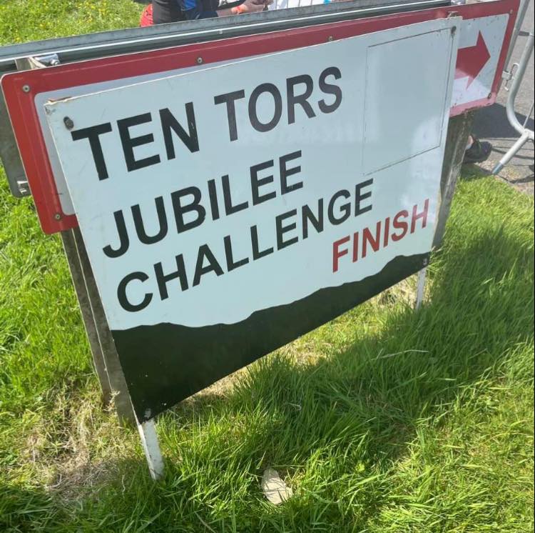 OrchardManorSch's tweet image. First over the finish line at the #JubileeChallengeTenTors event this weekend.  Official Winners! So proud of all the team - walkers and supporters.  #amazingteam #specialschool #TenTors #winners