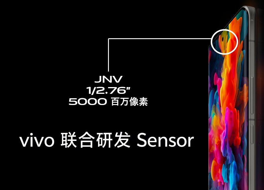 Y confirmando que el sensor de la cámara frontal es el ISOCELL JNV, una versión optimizada por vivo del JN1, pero con el mismo tamaño de 1/2.76'.