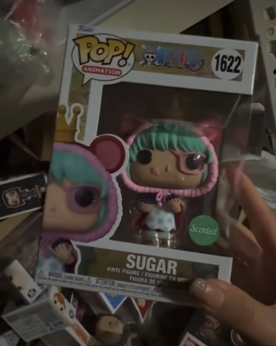 In Box, look at the new One Piece Sugar Funko Pop, which appears to be Scented! Credit @thetoypeople - #funko #funkopop #funkopopcollection #funkoaddict #funkopops #funkocollector #anime #manga #funkofamily #skittlerampage #onepiece #onepieceanime #luffy