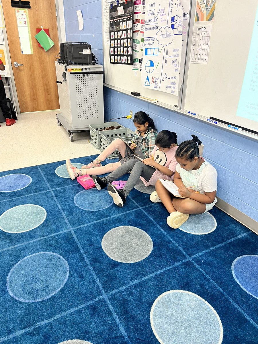 Today we worked on visualizing poems by creating art that matched our thinking and interpretation of the stanzas