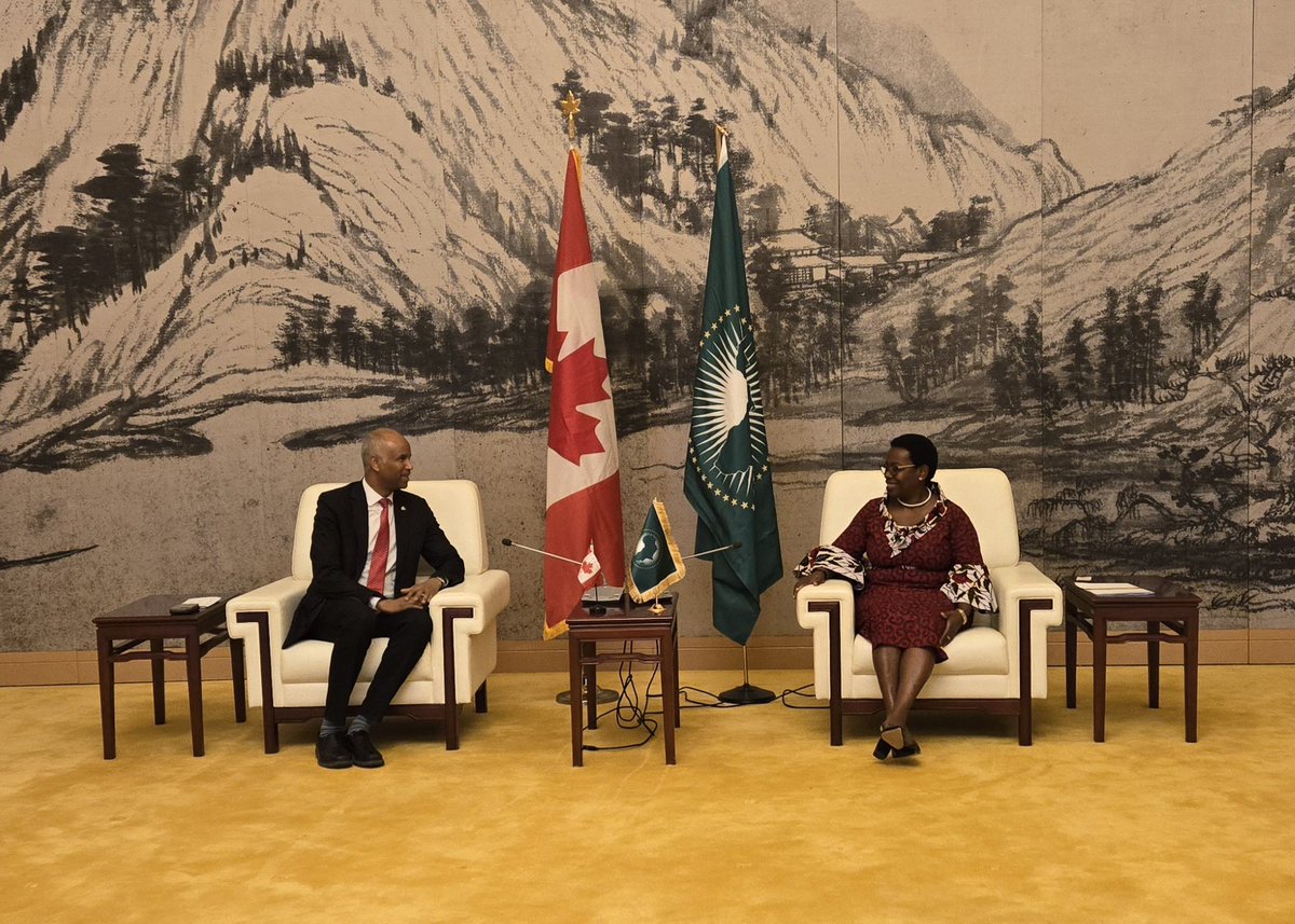Productive meeting with the African Union Commission’a Deputy Chairperson Dr Monique Nsanzabaganwa at the @_AfricanUnion Headquarters in Addis Ababa, Ethiopia. Canada is committed to supporting African-led solutions to shared global challenges.
