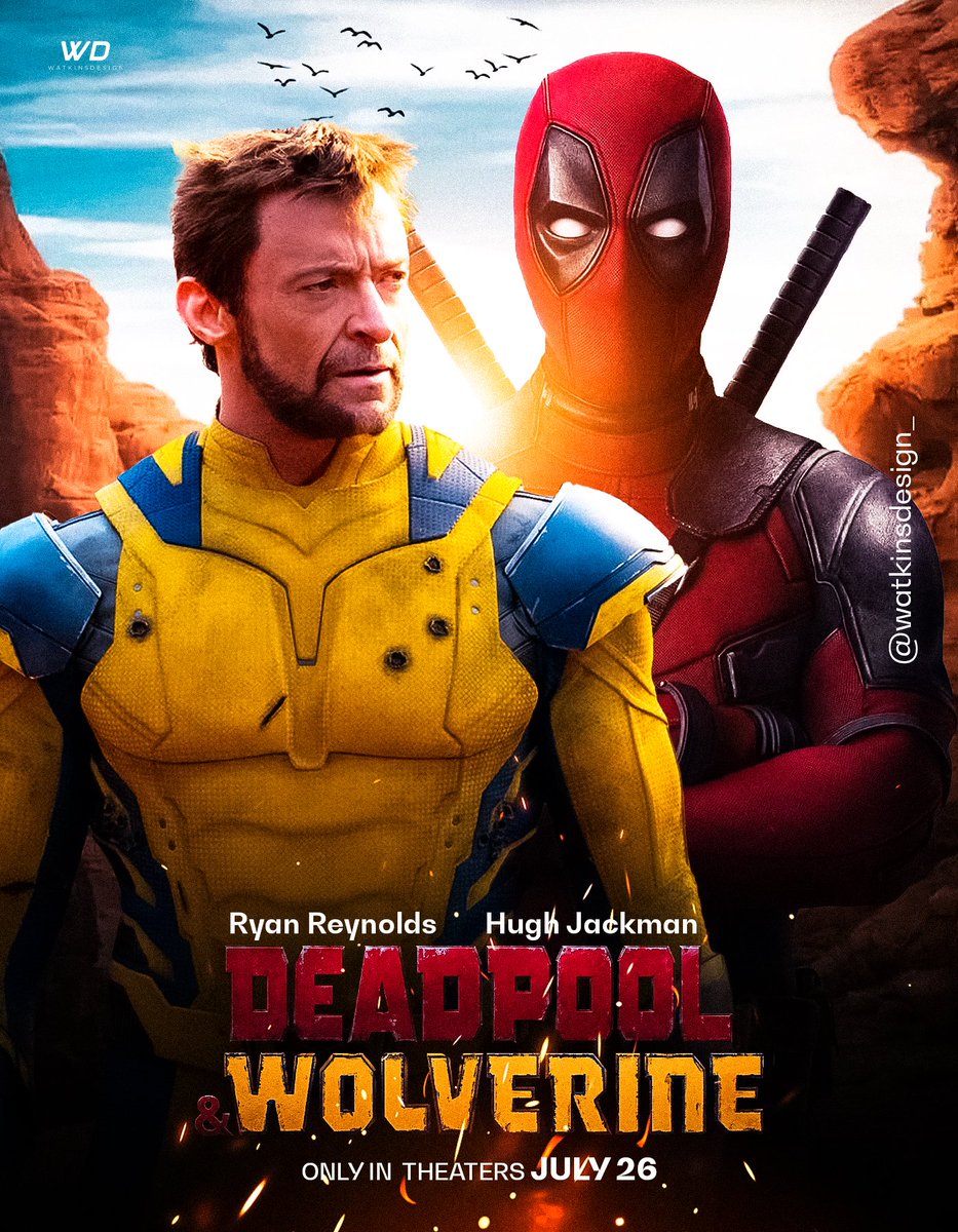 Done Cooking With Photoshop ✅🎨 
Can't Wait For This Movie, Check It Out.🍿🥂
#movienight #MovieReview #Movies #movieposter #PostersoftheWeek #posterdesign #DeadpoolAndWolverine #DeadpoolWolverine #DeadpoolYWolverine #WarnerBros