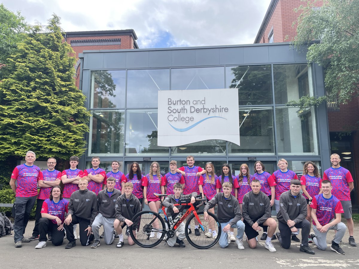 Good luck to our Public Services students who are about to embark on a Coast to Coast Challenge. The group of 21 students will cycle from one coast of England to the other to raise money for Burton Albion Community Trust. Read more: ow.ly/lI7M50REnZz