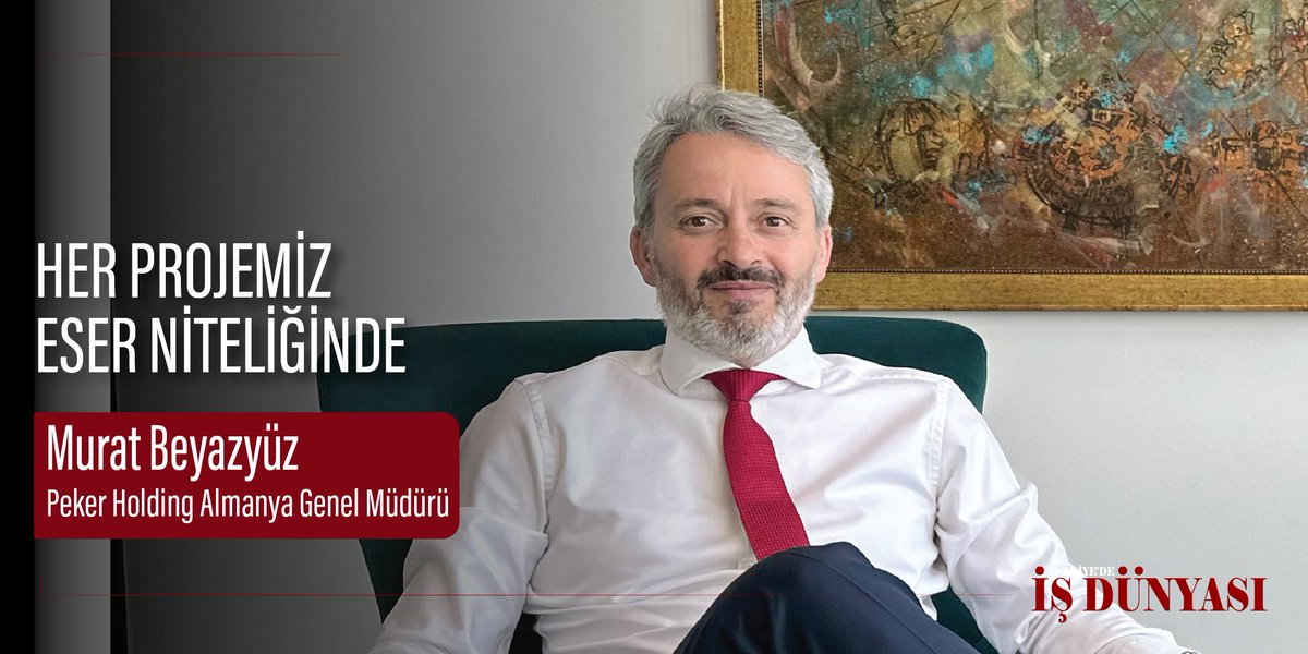 Peker Holding Almanya Genel Müdürü Murat Beyazyüz, Almanya'daki faaliyet alanlarından, yeni projelerinden ve sürdürülebilirlik konusundaki yaklaşımlarından bahsediyor. Devamı Türkiye'de İş Dünyası’nda. turkiyedeisdunyasi.com/her-projemiz-e… #ekonomi #isdunyasi #ekonomiyayıncılığı #dergi