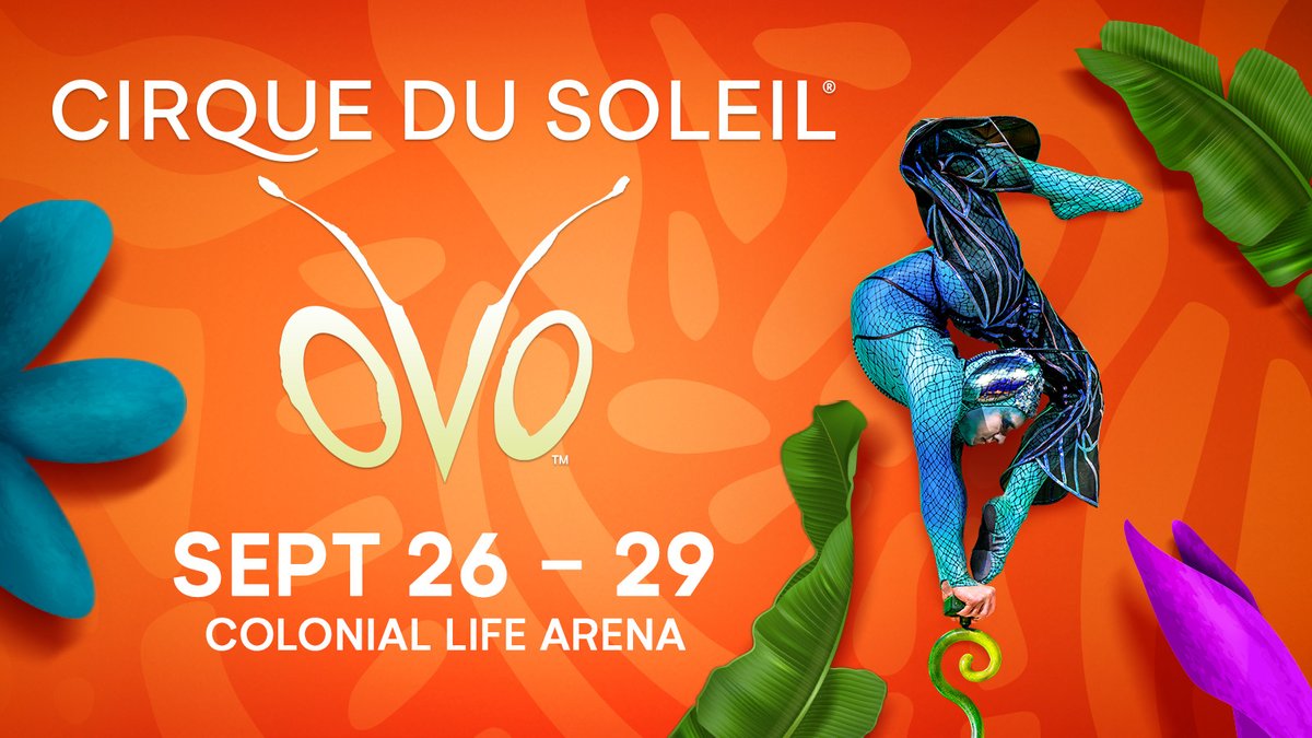 ON SALE NOW >> Cirque du Soleil: #OVO coming to Columbia September 26-29. Reserve your seats today: bit.ly/OVOcola2024