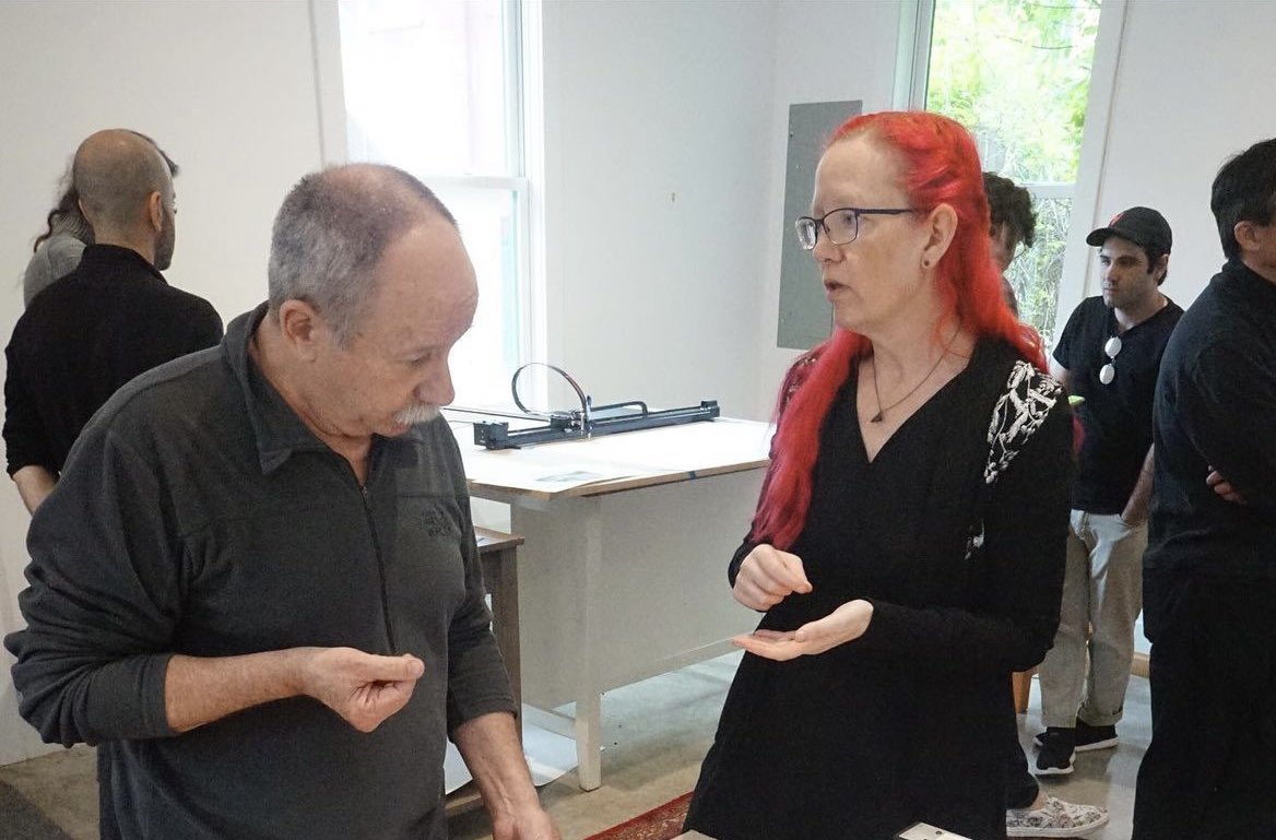 bantamtools's tweet image. #PlotterStudySession at Bantam Tools Center for Machine Arts (2/2) 📸@bre