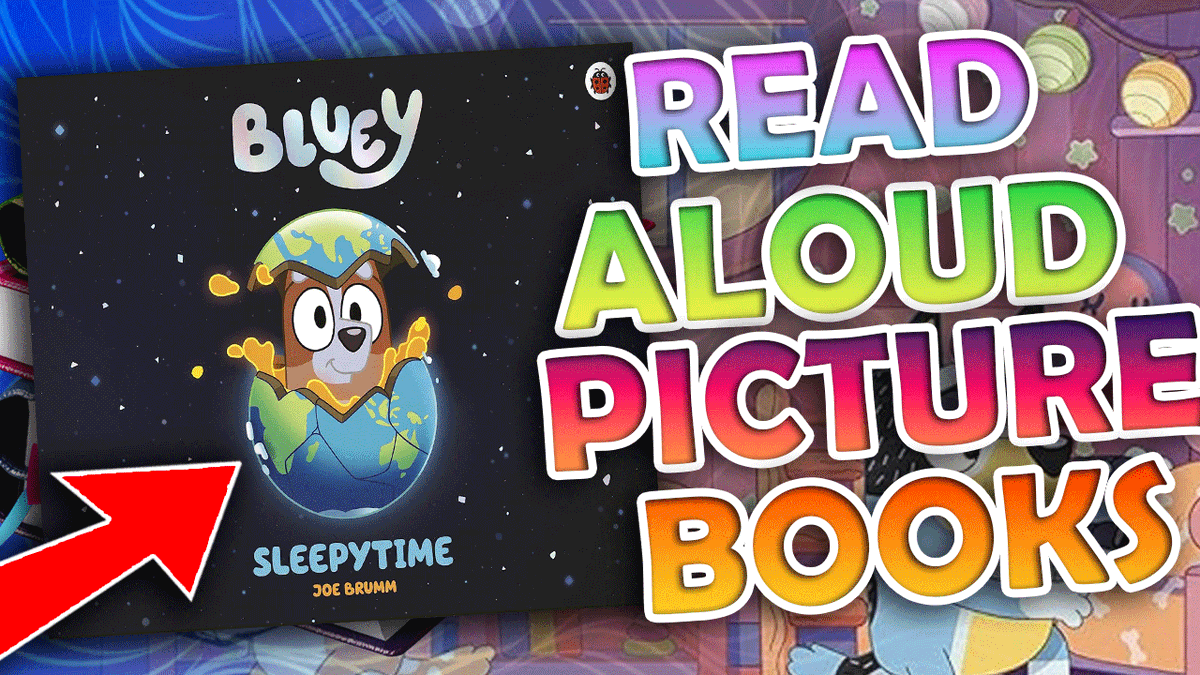 readingdenwshen's tweet photo. When Bluey and Bingo try to fall asleep, they find themselves on an  adventure through space! Can Bingo find her way through all the bouncy  planets to get back to bed? Let's find out in this fun bedtime story!
#bluey #readaloud #picturebook 
https://t.co/9u4NdnleDJ https://t.co/xFQ4FMsWja