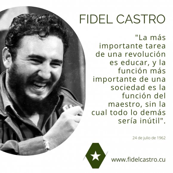 #FidelPorSiempre #PorCiroRedondoTodo #EducaciónCiegodeAvila