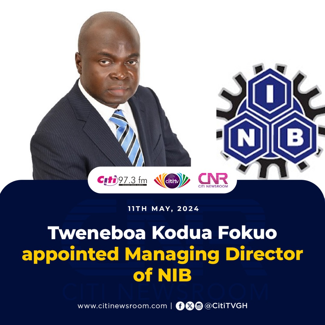 Right now, NIB requires skilled managers who know how to manage risks, and Mr. Tweneboa Fokuo is just the person for the job. #NIBNewMD #TweneboaFokuo