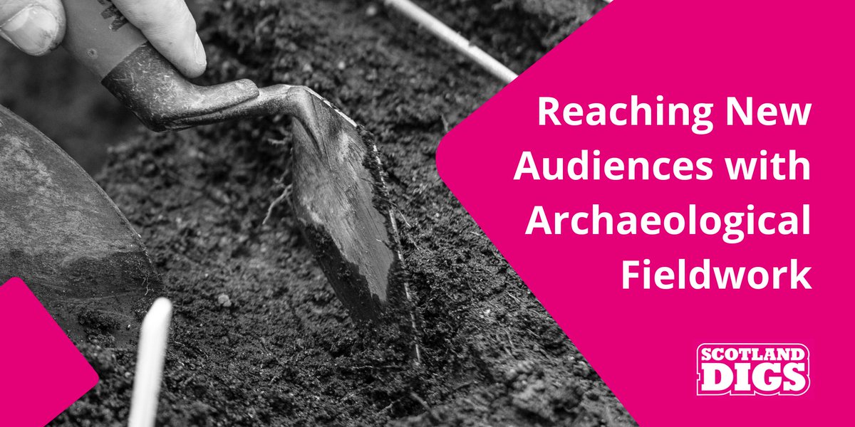 Curious about how to attract new audiences for your archaeological fieldwork? At @DigItScotland's free webinar on 29 May, hear from @ArchScot and @DIWC1969 about how to develop these relationships and ensure a good experience for new attendees at events: eventbrite.co.uk/e/reaching-new…