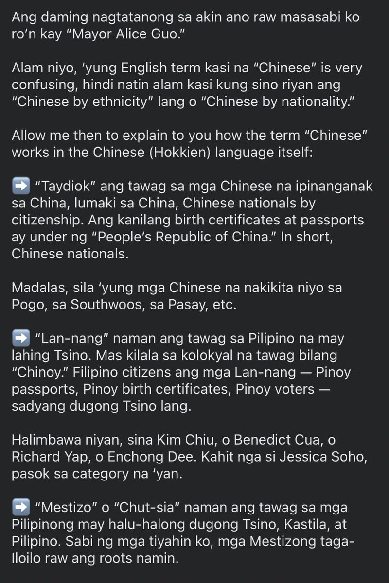 ray_gavreel's tweet photo. Ang daming nagtatanong sa akin ano raw masasabi ko ro’n kay “Mayor Alice Guo.” https://t.co/AK4zdT3xIk
