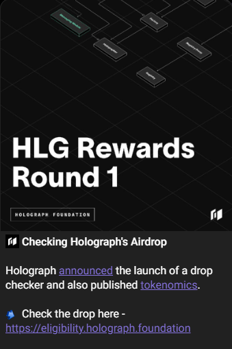 CryptoTotem's tweet photo. We have a lot of top #crypto activity on our Telegram.                                                                                                               

💝 Subscribe - https://t.co/8UjgkciBlf

#Holograph #HLG #Bybit #ByStarter #Airdrop #Crypto https://t.co/8FJ79PWgXg