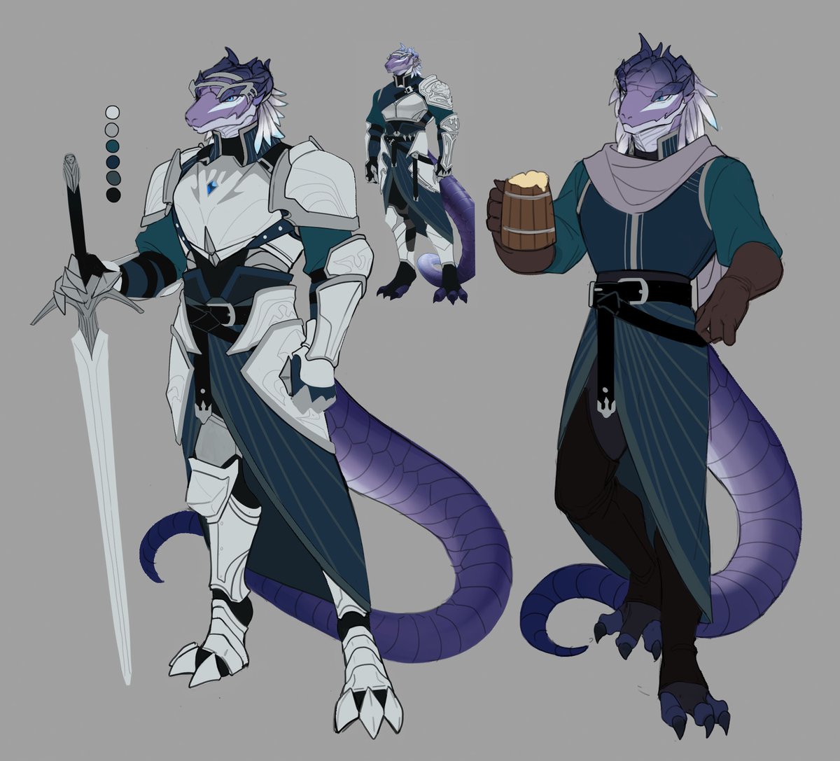 Did a few changes to Levi`s armor design, the one before feels too 'shattered' now.