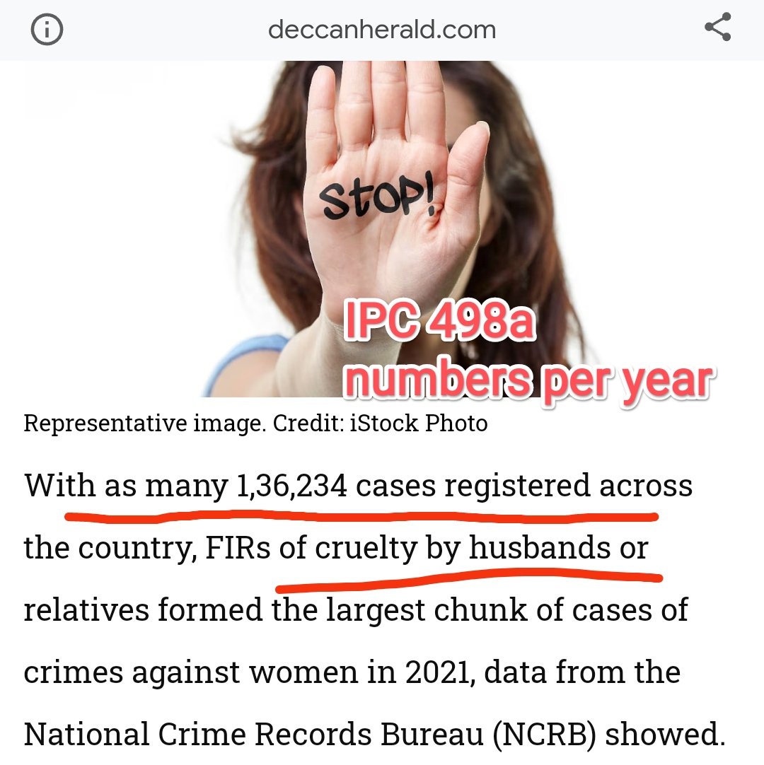 In year 2021, wives filed 1,36,234 cases of IPC 498a on their husbands. So, how many marriages in 2021 were in serious trouble? What abt those separated women, who did not file these dowry cases? So, 6-7 lakhs separations for 1 crore marriages. Look at the population pyramid to…