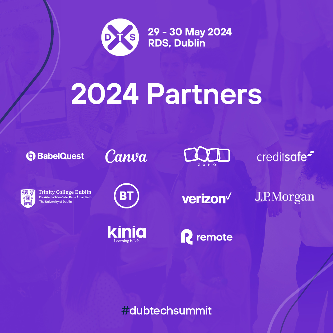 With only 2 weeks to go, we’re happy to announce new partnership additions to DTS24! This year we are partnering with @babelquest , @canva , @Zoho , @Creditsafe , BT, Verzion, @jpmorgan , @KiniaCommunity , @remote and @LearnovateC . Partnering with organisations that share our