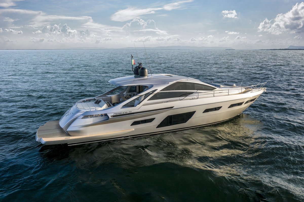 Savour every masterfully crafted line that defines the Pershing 7X.

Her sharp, athletic contours are honed to glide through the waves with ease, the embodiment of relentless power and grace.

Pershing 7X. The Lightspeed.
#TheDominantSpecies
#TheLightspeed
ow.ly/Wsm550RE7Oz