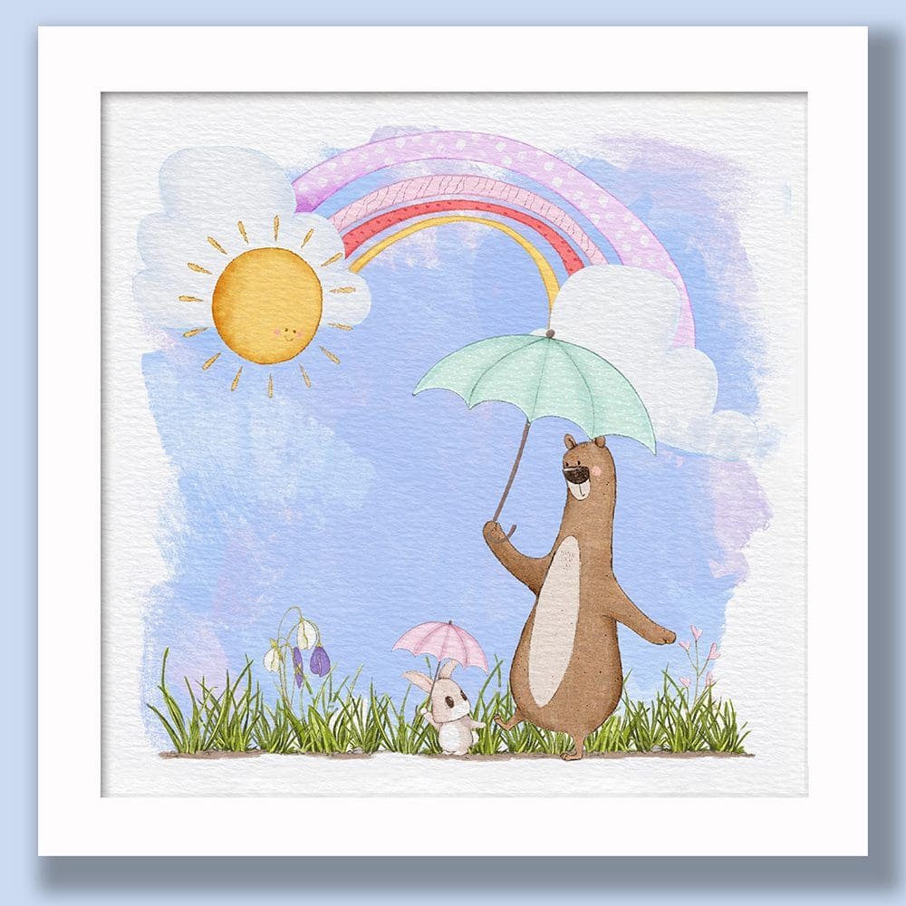 What a lovely gift for a childs room from @artbyloriw 
“Sunny Showers and Rainbow Smiles” – Personalized Children’s Digital Art Print thebritishcrafthouse.co.uk/product/sunny-… #CGArtisans #TBCH