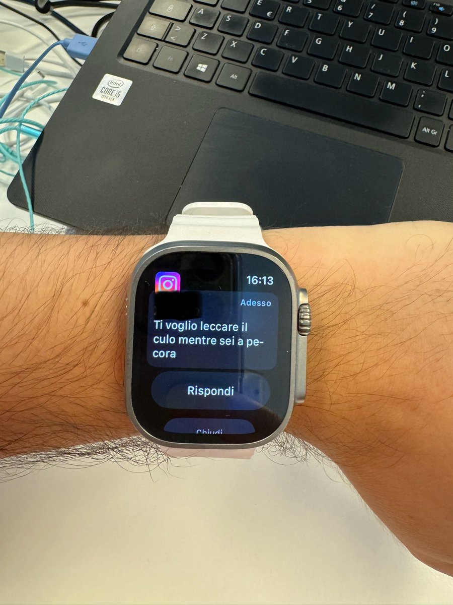 Mi è arrivata una notifica sull’Apple Watch.