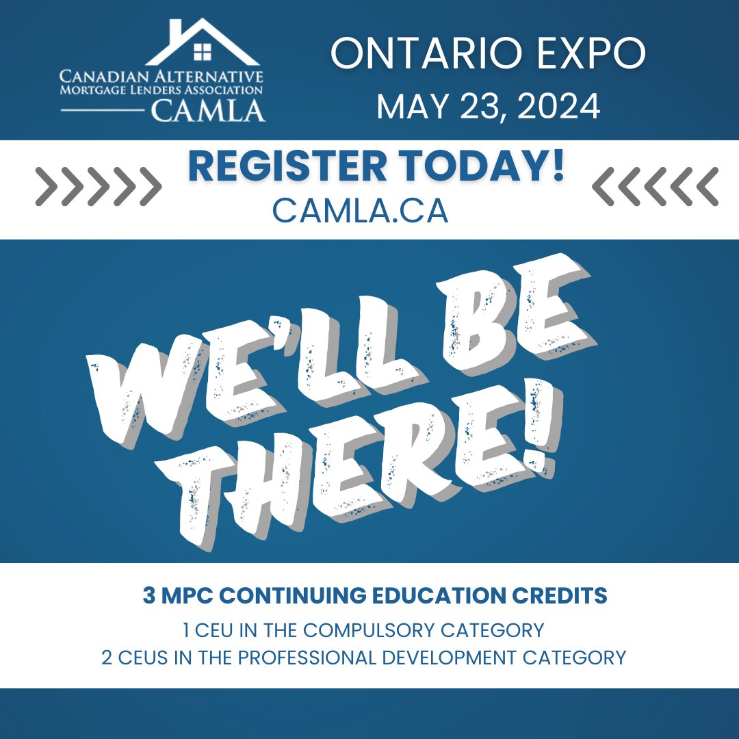 Share this message to let others know you’ll be attending the 2nd annual CAMLA Toronto Conference & Trade Show coming up quickly on May 23rd at Pearson Convention Centre!

Tickets sold out last year! camla.ca/events/#171095…. 

#camlaexpo2024 #conference #tradeshow #events #CAMLA