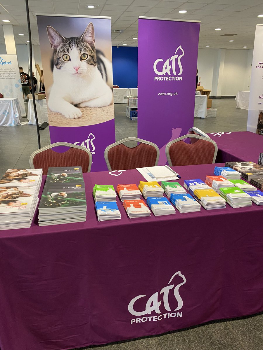 All set up for another @ADCH_News conference - looking forward to a fabulous few days with colleagues from across the animal sector #TogetherForDogsAndCats #ADCH2024 #AllForCats 🐕🐈‍⬛