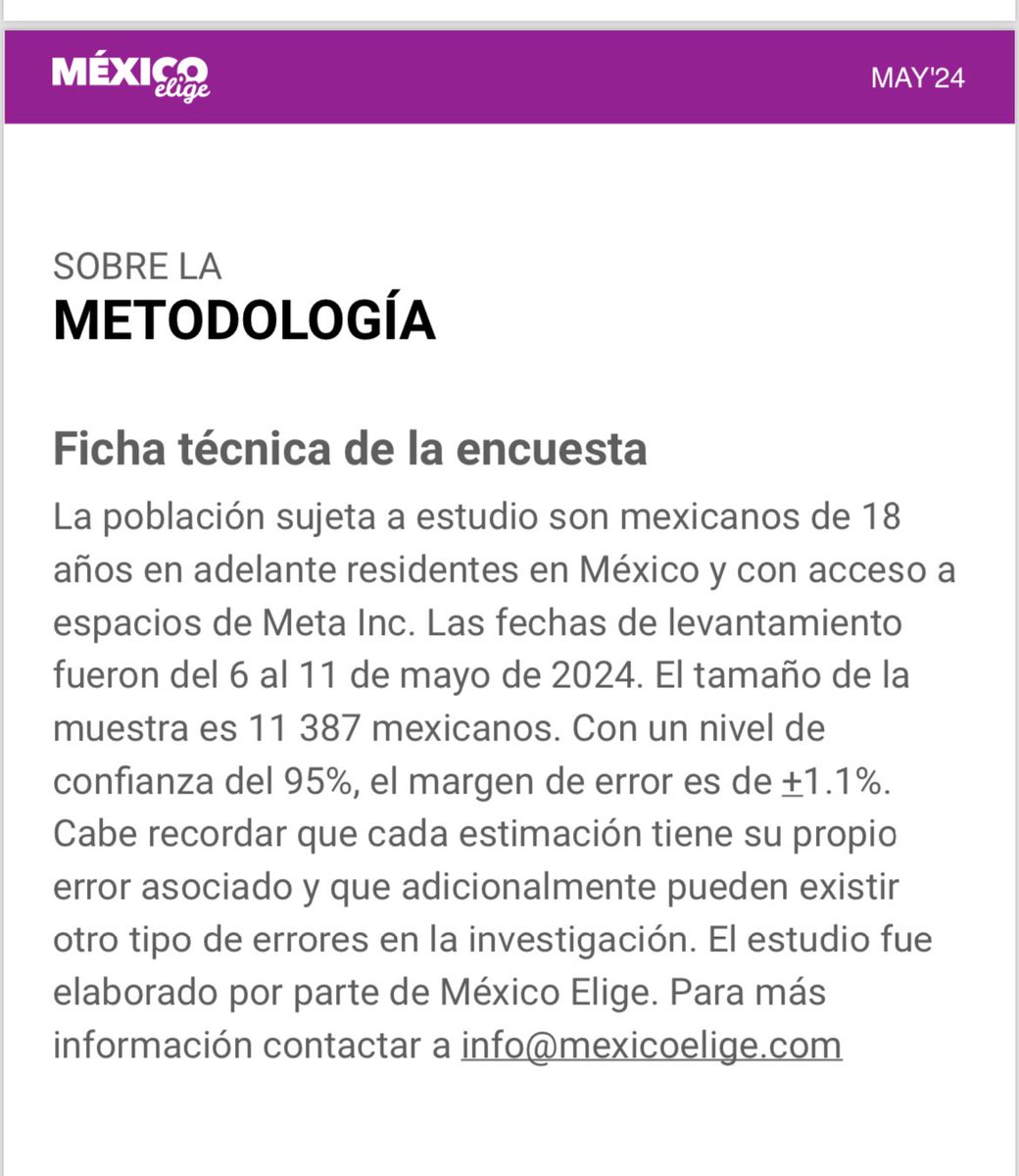 ⚠️ Con la novedad de que, a menos de tres semanas de la elección presidencial, la distancia entre la candidata oficial @Claudiashein y la del frente opositor @XochitlGalvez se reduce a, tan solo, 1.5%. Ya lo saben, a mayor participación mayor probabilidad de triunfo. @MxElige