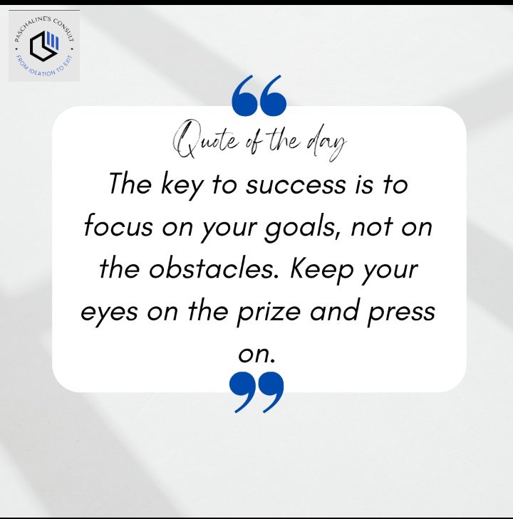 PConsult186937's tweet photo. The key to success is to focus on your goals not the obstacles

Keep your eyes on the prize
And press on.

Afternoon beautiful people 😘

Happy New Week

Visit our website
https://t.co/kjn2AKie7A

For your,

✅Business Plan
✅Cover letters
✅SOP
✅Professional CV

#Pconsult https://t.co/mjSP0w6EEL