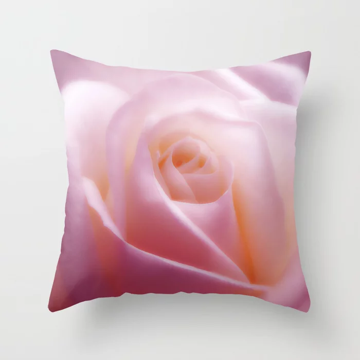 Soft Nostalgic Creme Pink Rose Throw Pillows. My most sold pillow design. Save 40% today! #giftidea society6.com/product/soft-n…